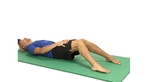 Hook lying hip internal rotation - step 2